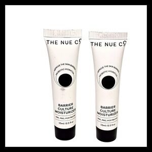 2 x The Nue CO Barrier Culture Moisturizer 0.5 fl.oz. 15 ml. New